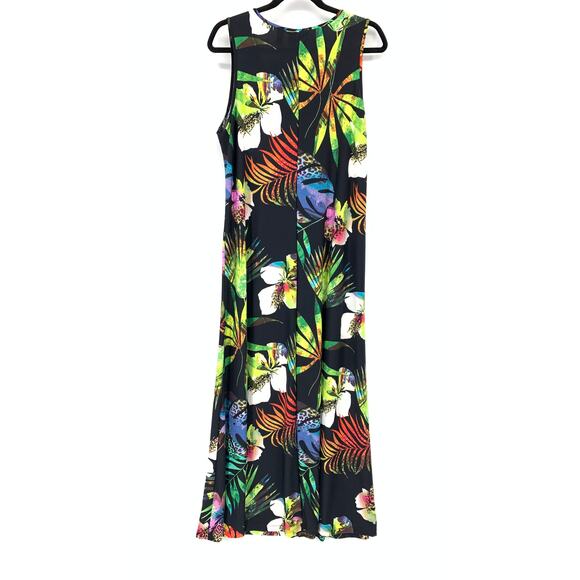 Attitudes By Renee Maxi Dress Womens Size Large Floral Print Sleeveless NEW - Picture 2 of 6
